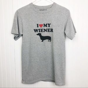 I Love My Weiner Graphic Tee